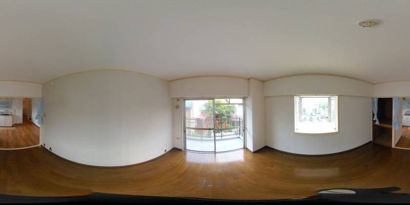 パノラマ画像リビング