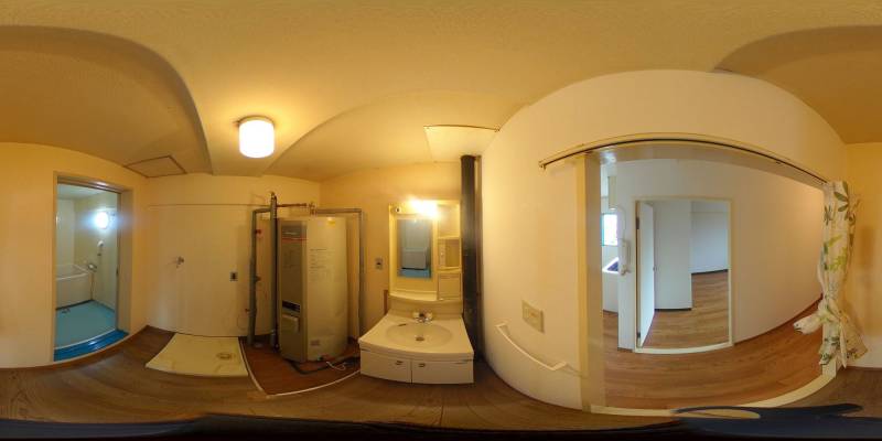 パノラマ画像洗面所