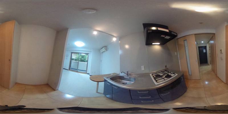 パノラマ画像キッチン