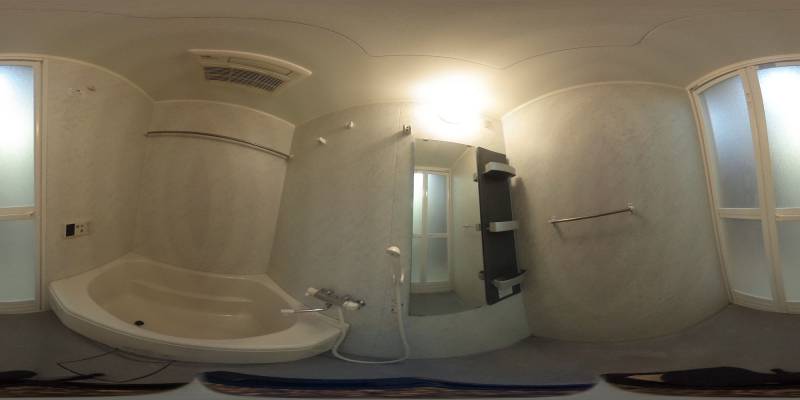 パノラマ画像バスルーム
