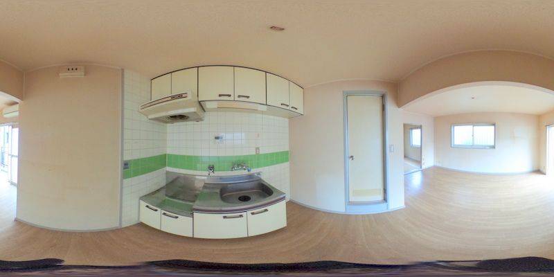 パノラマ画像キッチン