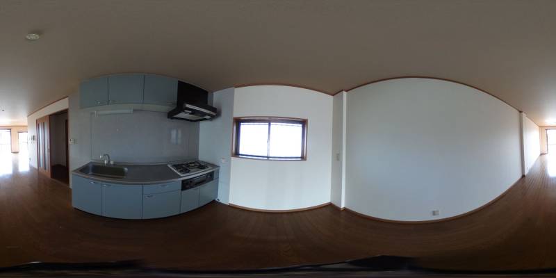 パノラマ画像キッチン