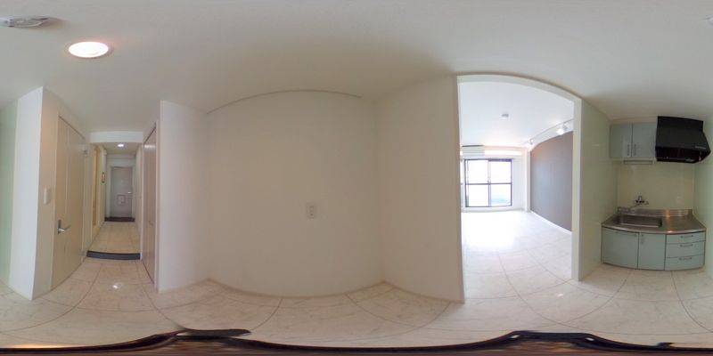 パノラマ画像キッチン