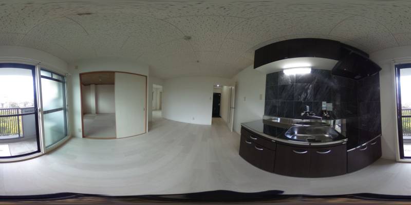 パノラマ画像リビング