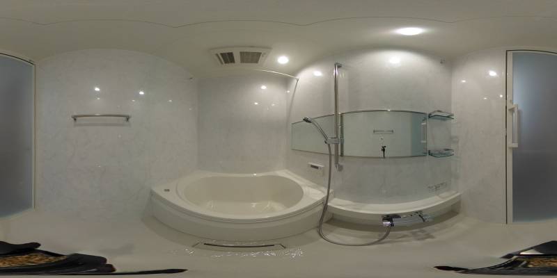 パノラマ画像バスルーム