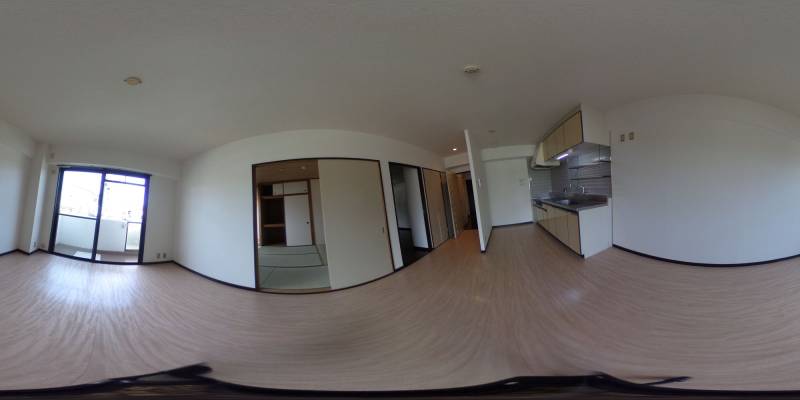 パノラマ画像リビング