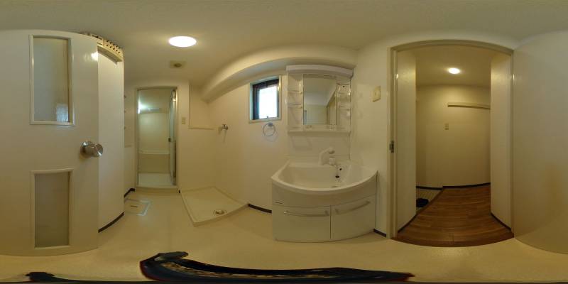 パノラマ画像洗面所