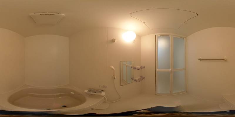 パノラマ画像バスルーム