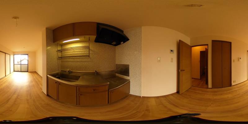 パノラマ画像キッチン