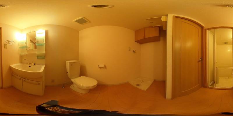 パノラマ画像洗面所