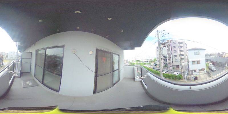 パノラマ画像バルコニー