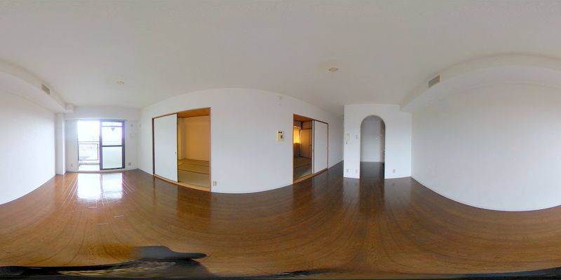 パノラマ画像リビング