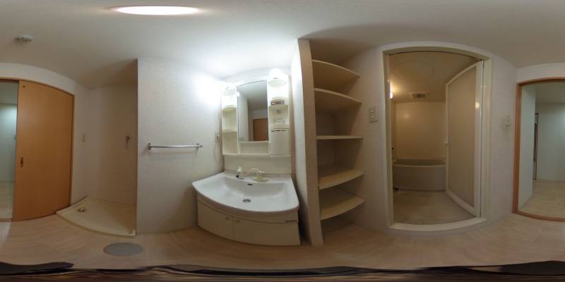 パノラマ画像洗面所