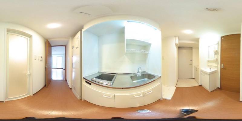 パノラマ画像キッチン