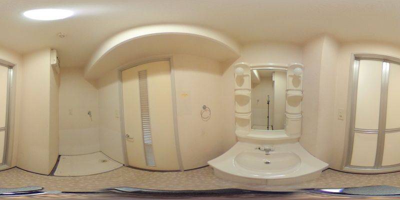 パノラマ画像洗面所