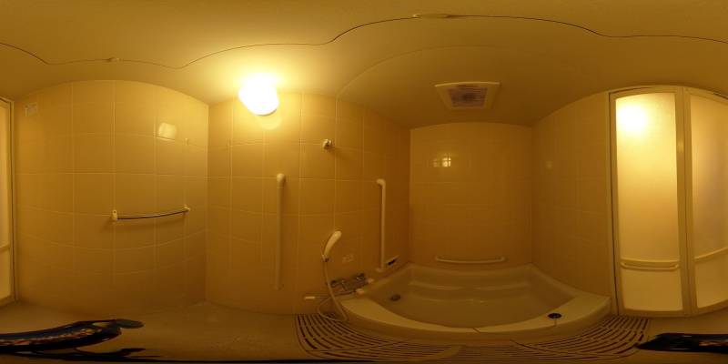 パノラマ画像バスルーム