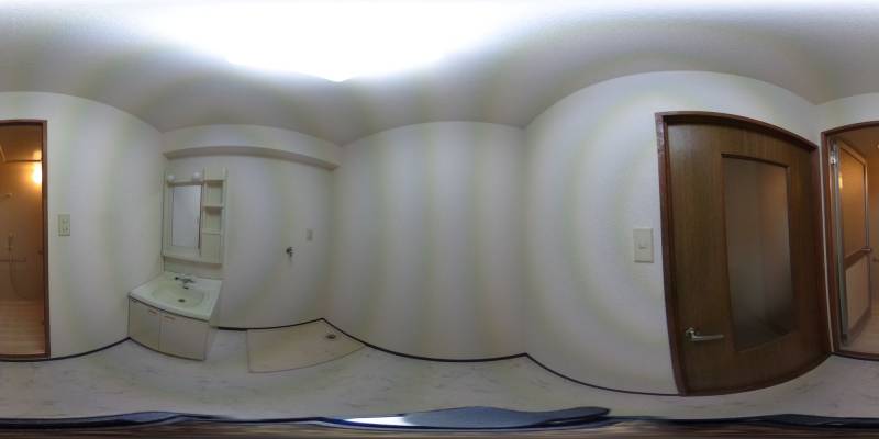 パノラマ画像洗面所