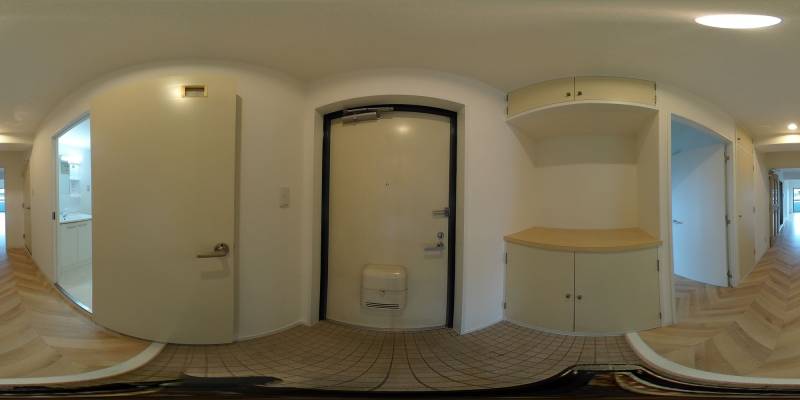 パノラマ画像玄関