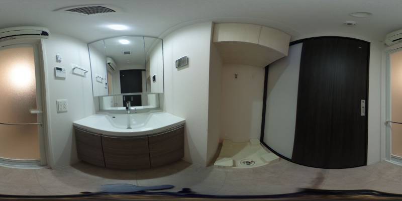 パノラマ画像洗面所