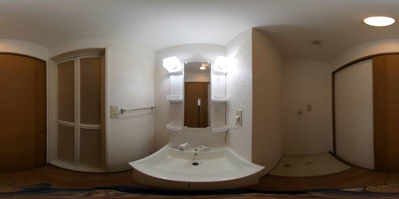 パノラマ画像洗面所