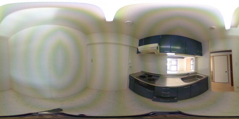 パノラマ画像キッチン