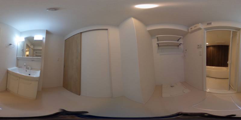 パノラマ画像洗面所
