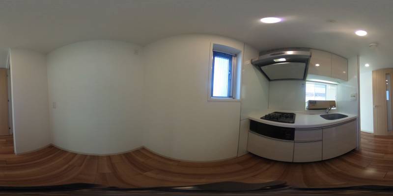 パノラマ画像キッチン