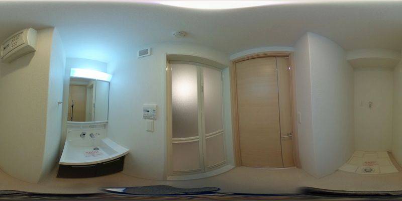 パノラマ画像洗面所