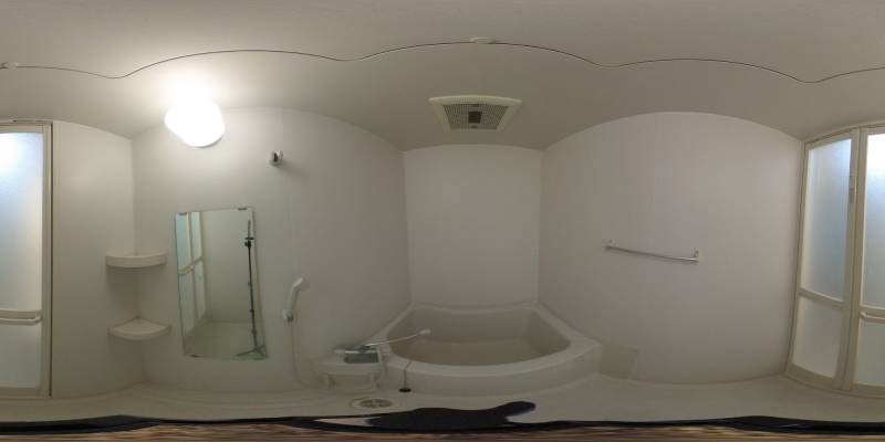 パノラマ画像バスルーム