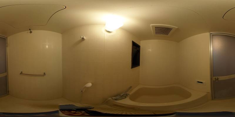 パノラマ画像バスルーム