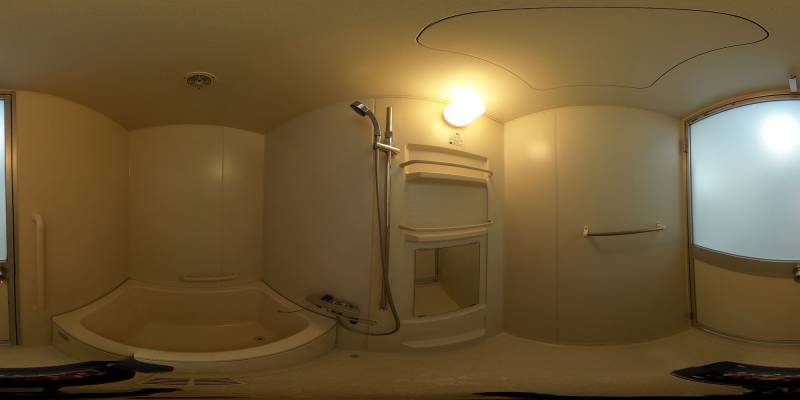 パノラマ画像バスルーム