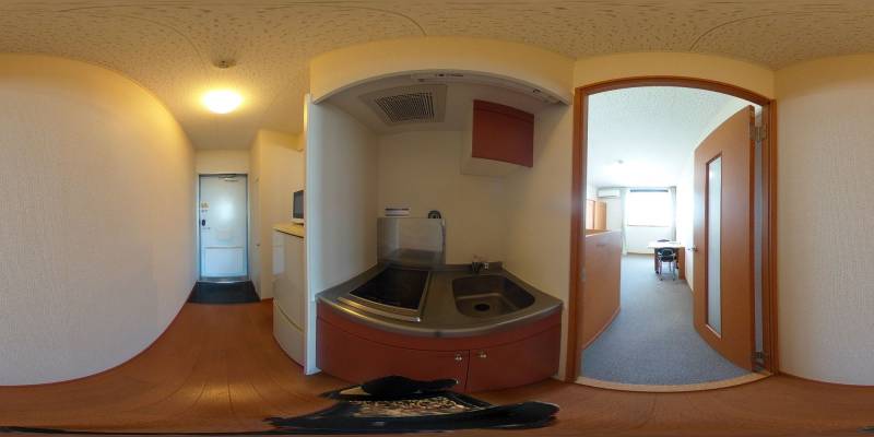 パノラマ画像キッチン