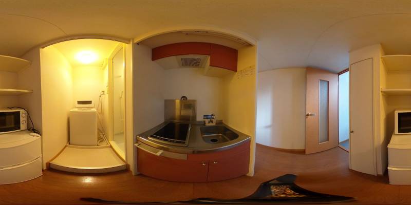 パノラマ画像キッチン