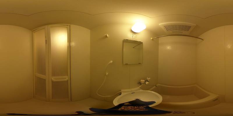 パノラマ画像バスルーム