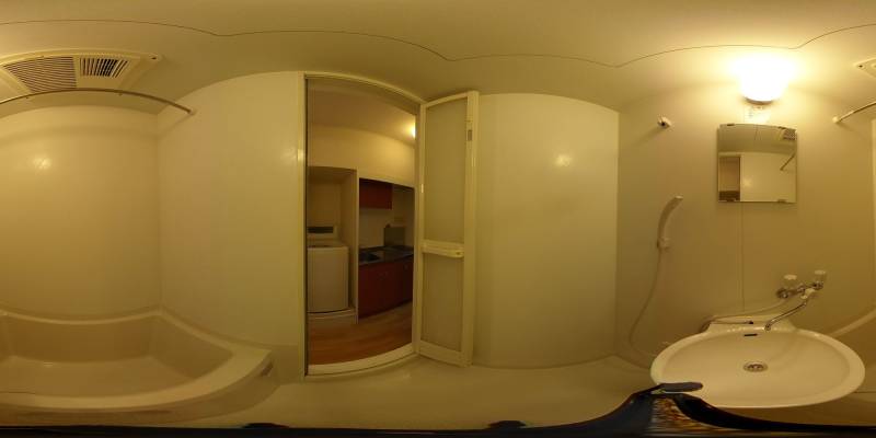 パノラマ画像バスルーム