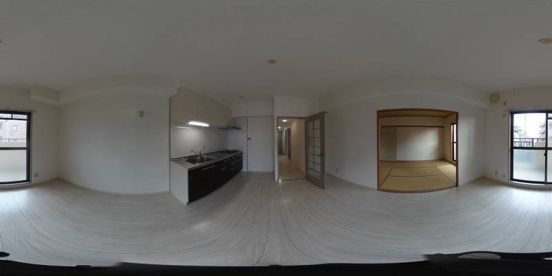 パノラマ画像リビング