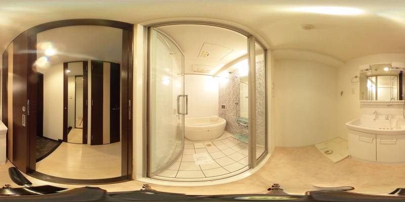 パノラマ画像バスルーム