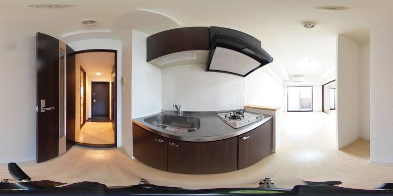 パノラマ画像キッチン