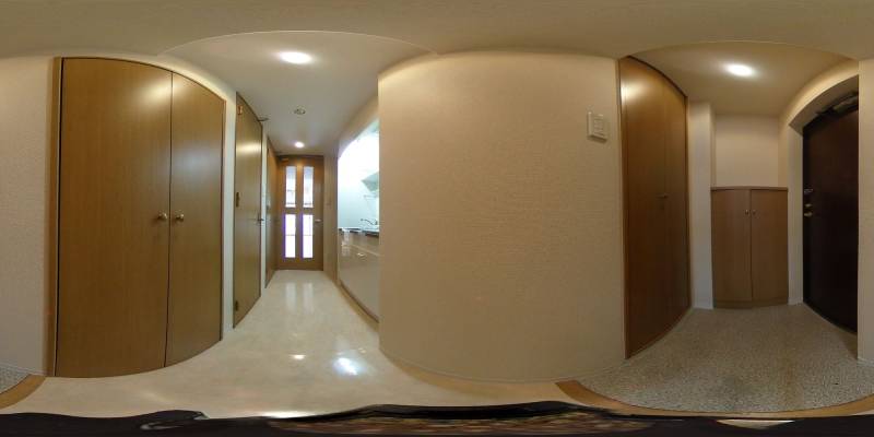 パノラマ画像玄関