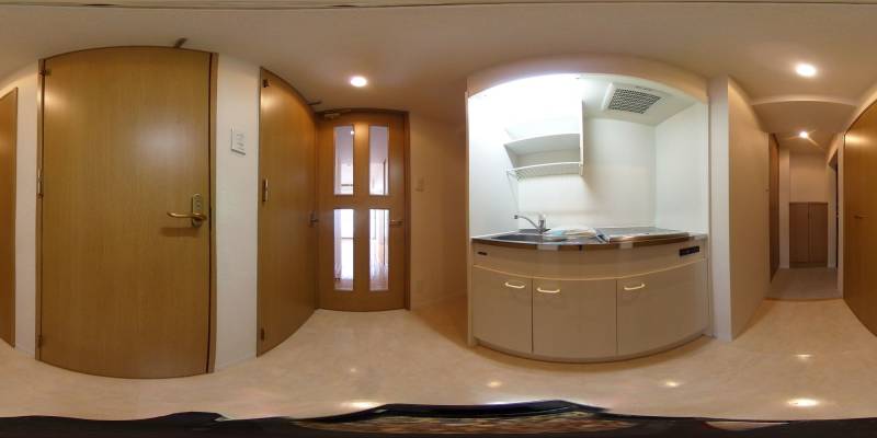 パノラマ画像キッチン