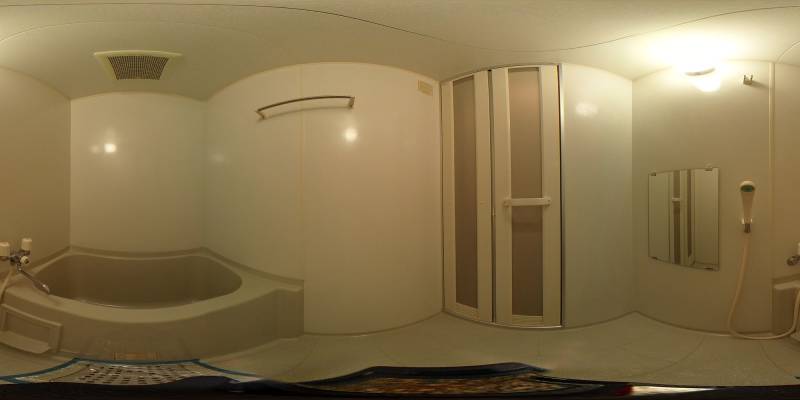 パノラマ画像バスルーム