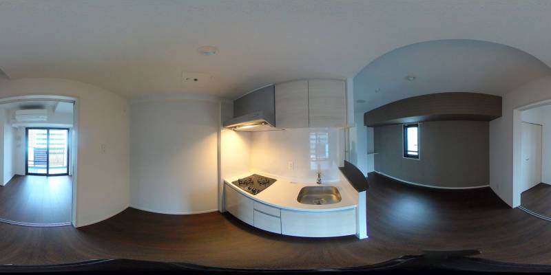 パノラマ画像キッチン