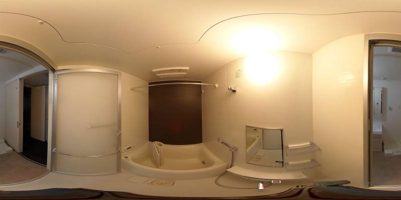 パノラマ画像バスルーム