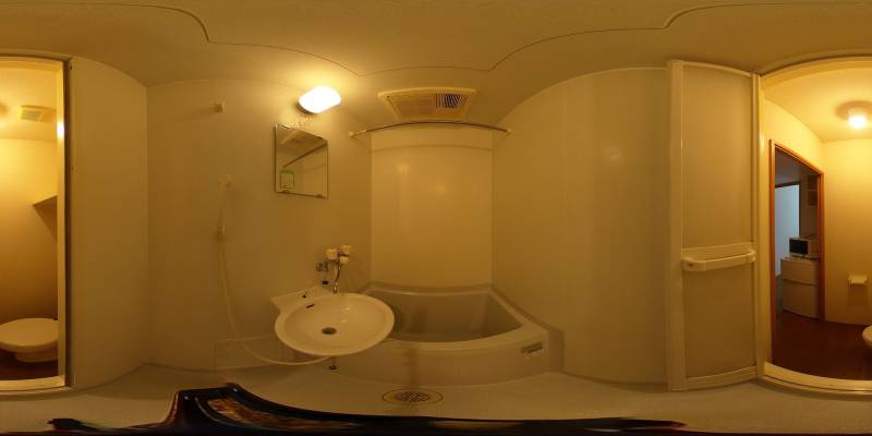 パノラマ画像バスルーム