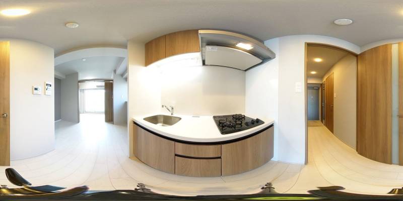 パノラマ画像キッチン