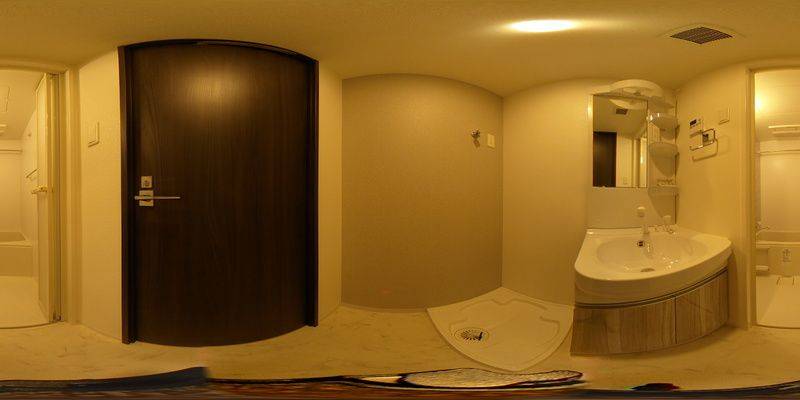 パノラマ画像洗面所