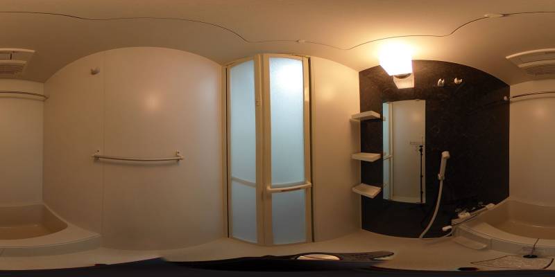 パノラマ画像バスルーム