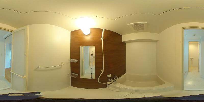 パノラマ画像バスルーム