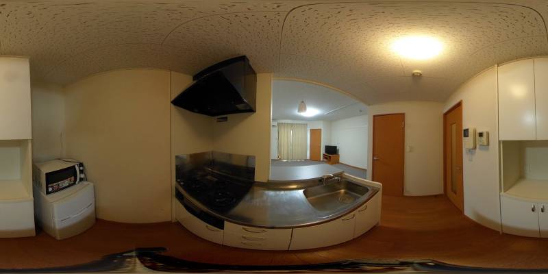 パノラマ画像キッチン