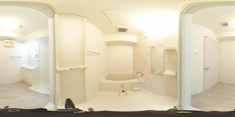 パノラマ画像バスルーム